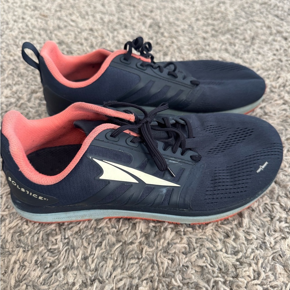 Altra Navy and Coral Running Shoes